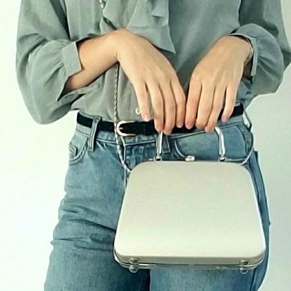 Handbags - Cute 90s baby purse. All metal fully lined